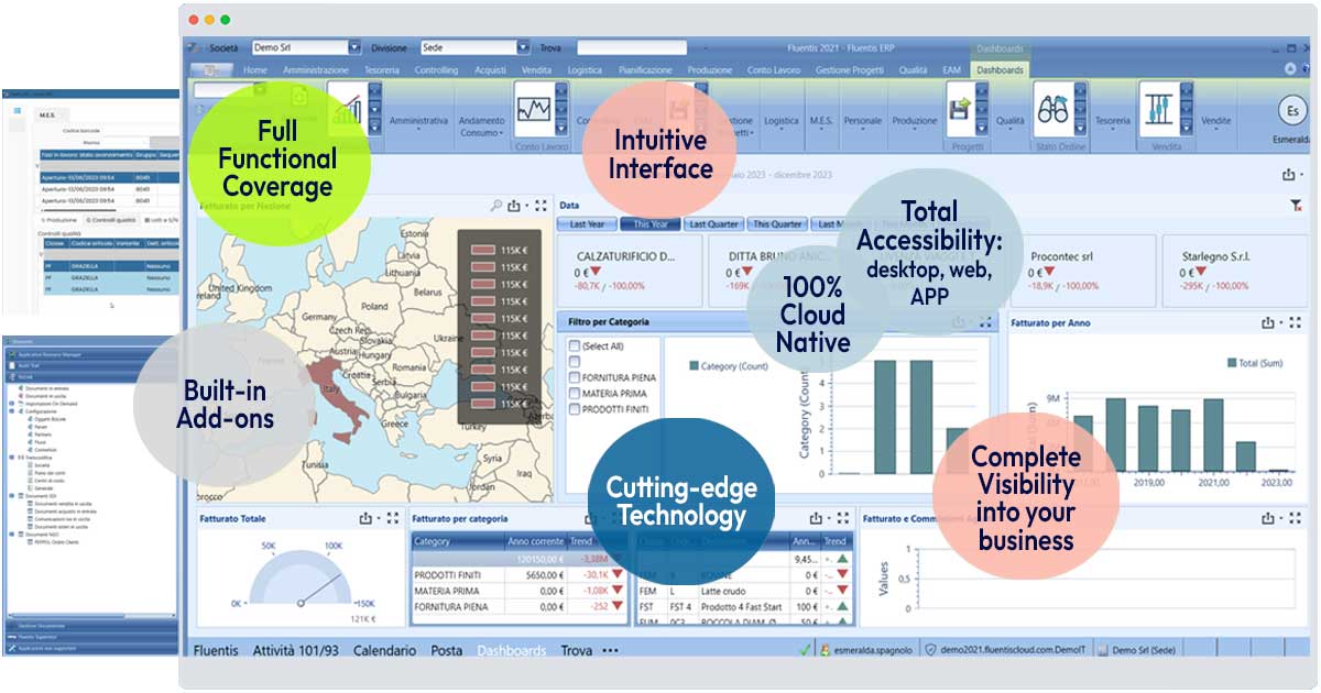 Fluentis ERP system